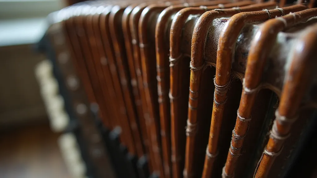 Vintage accordion bellows