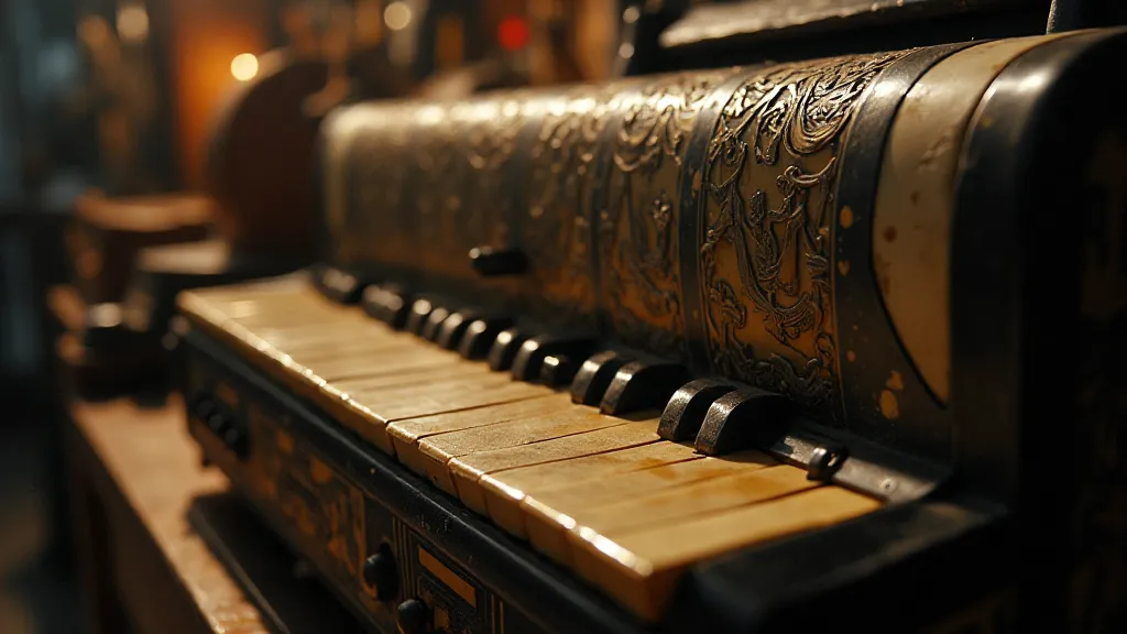 Vintage accordion details