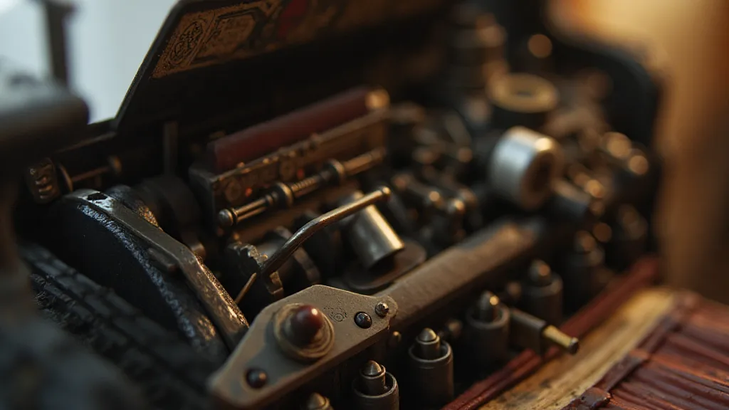 Detailed view of an antique accordion's inner mechanisms and craftsmanship.