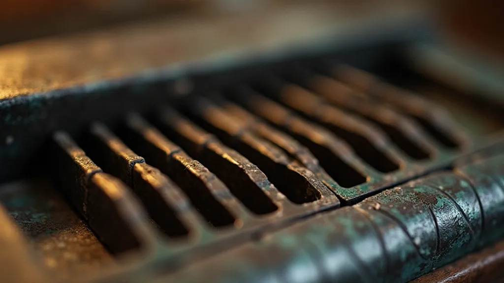 Accordion reed block detail