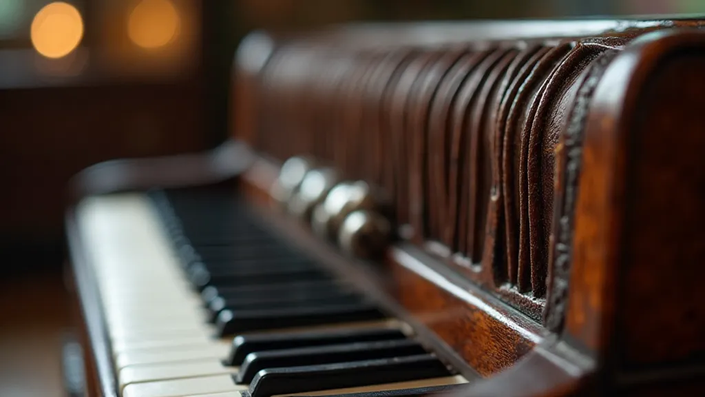 Restored antique accordion